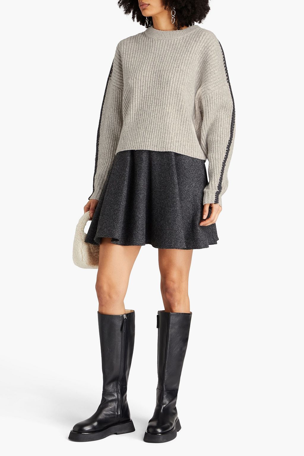 RAG & BONE Ingrid ribbed wool sweater