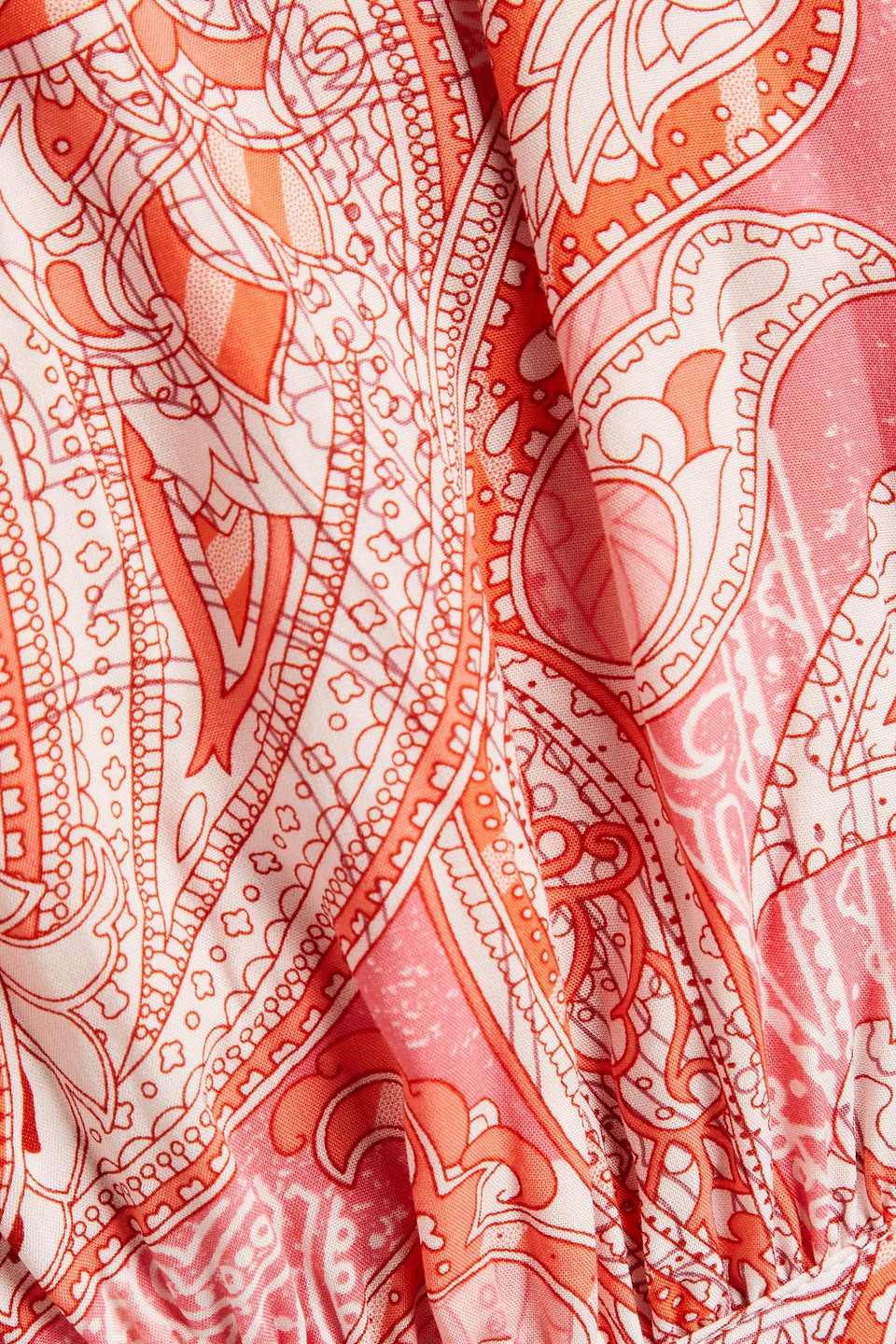 Melissa Odabash Paisley-print Woven Maxi Dress In Pink