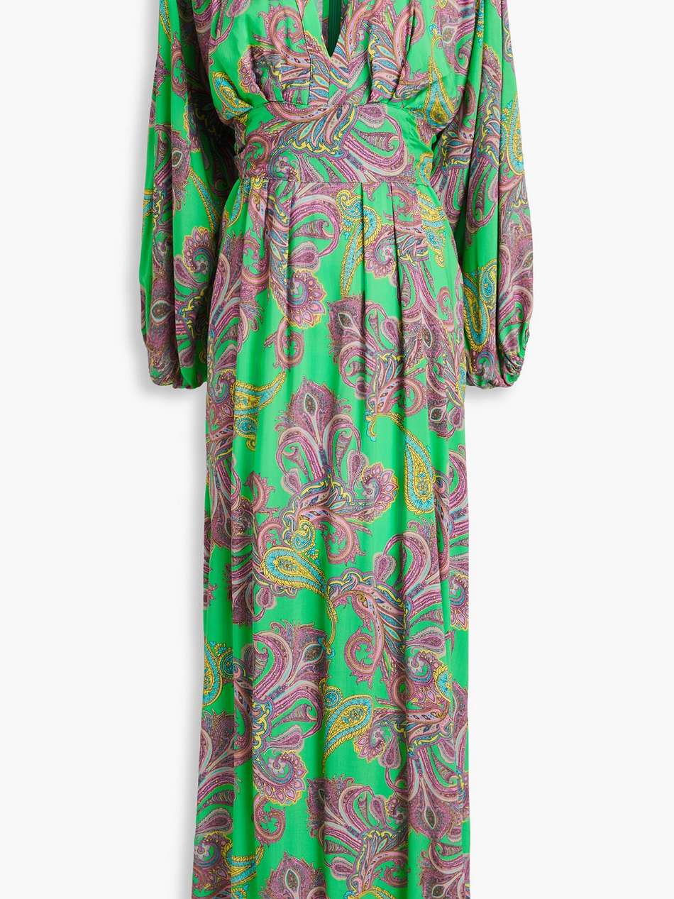 cecilia paisley-print voile maxi dress