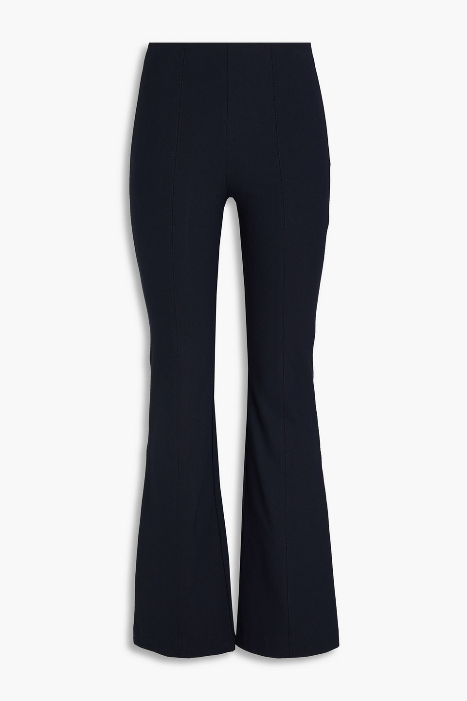 Rag & Bone Simone Stretch-cotton Twill Flared Trousers In Midnight Blue