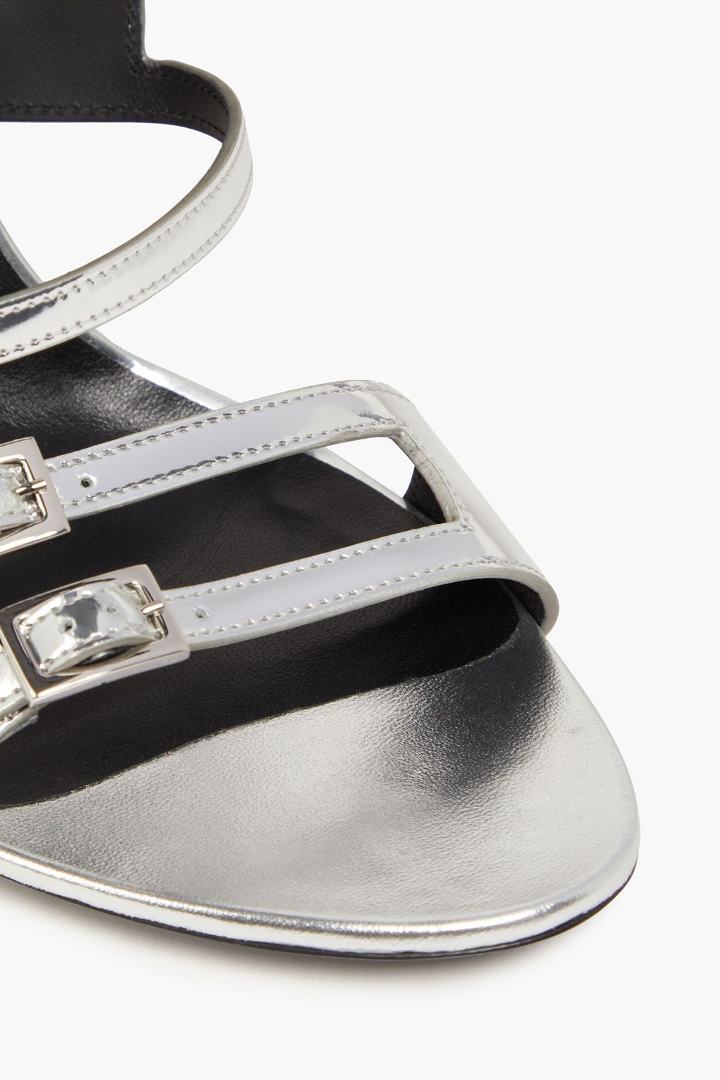 ROGER VIVIER صندل مصنوع من الجلد الأملس والعاكس