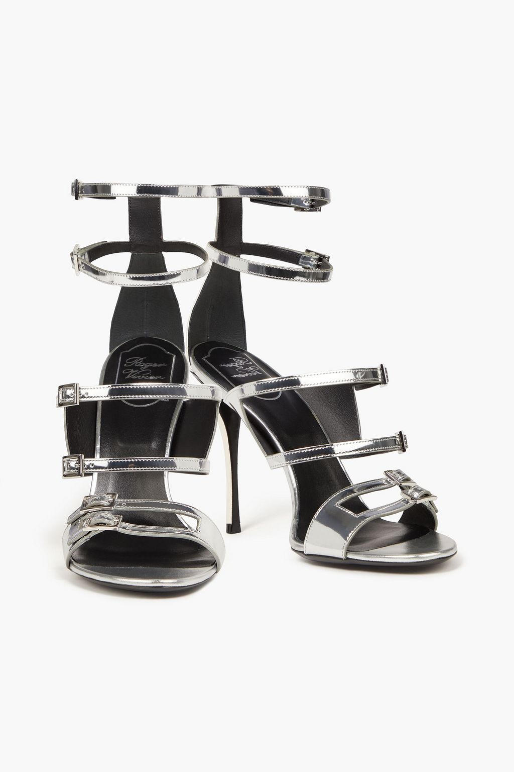 ROGER VIVIER صندل مصنوع من الجلد الأملس والعاكس
