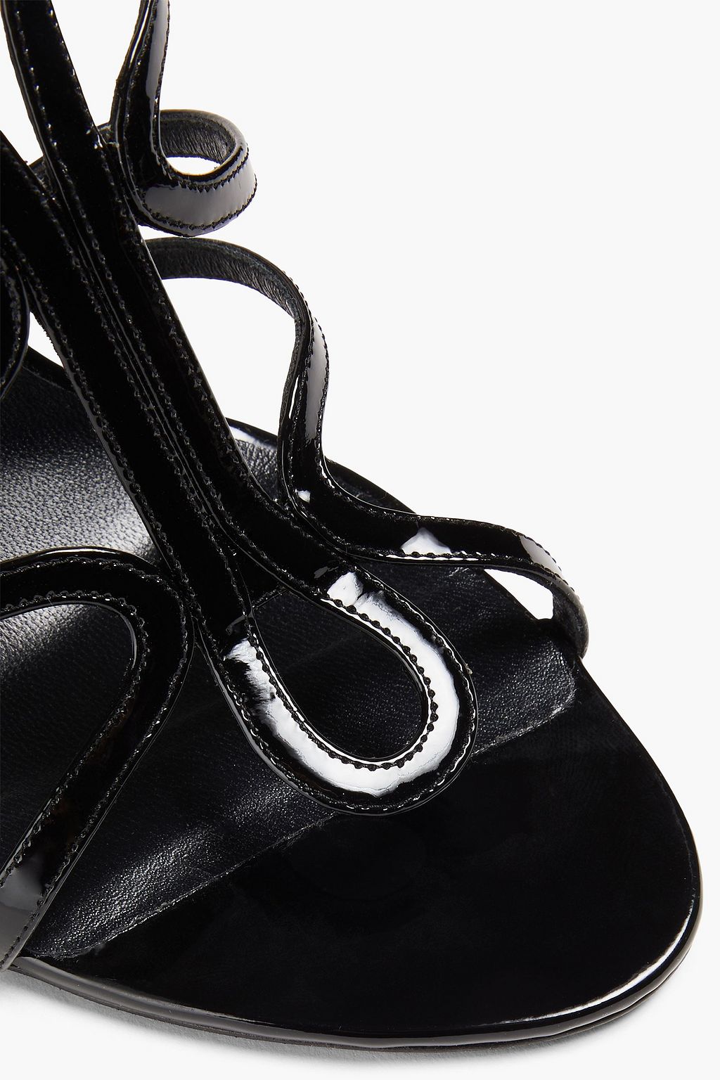 ROGER VIVIER صندل مصنوع من الجلد اللامع