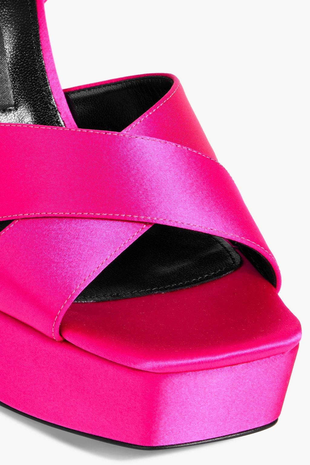 SERGIO ROSSI sr Alicia satin platform sandals
