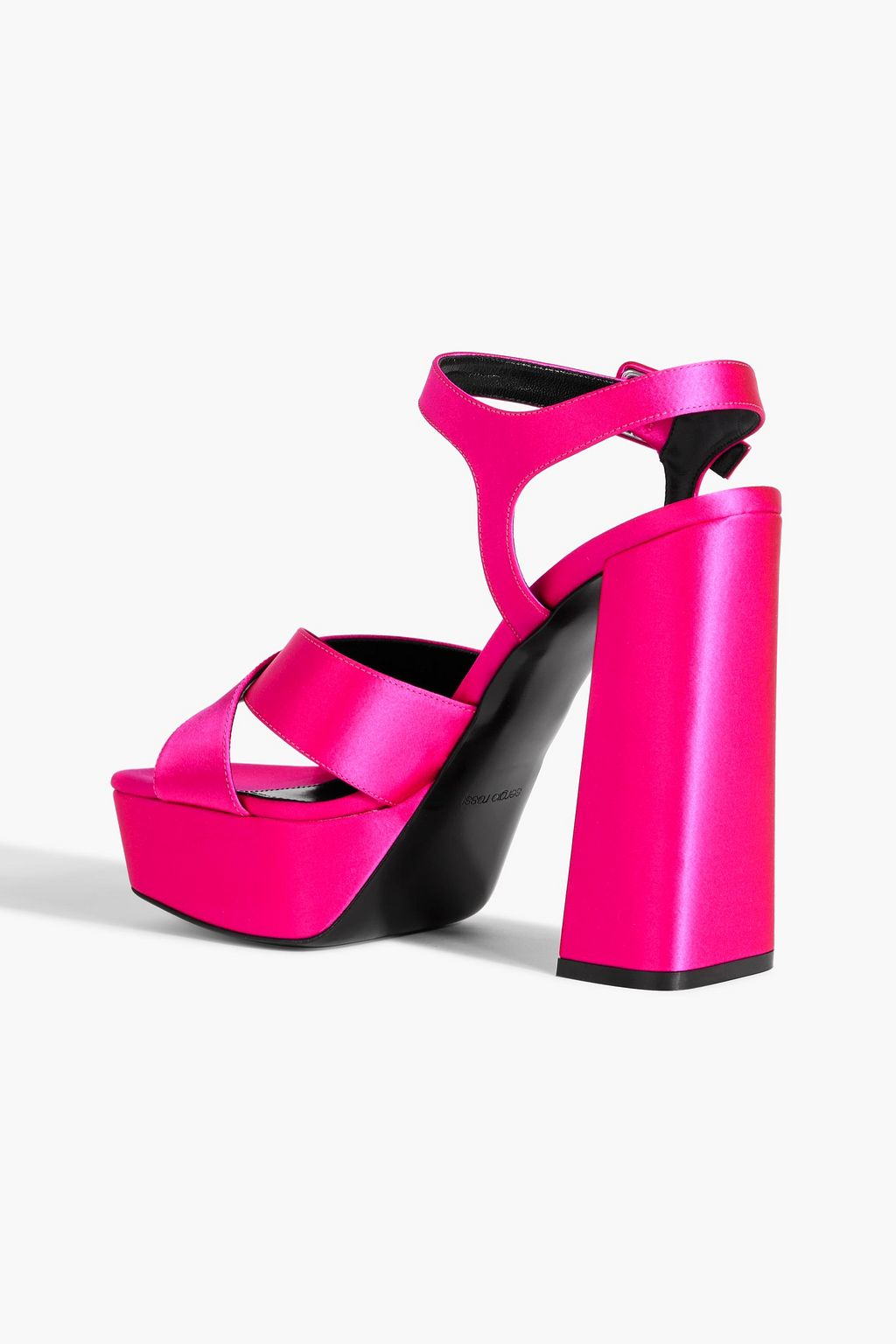 SERGIO ROSSI sr Alicia satin platform sandals