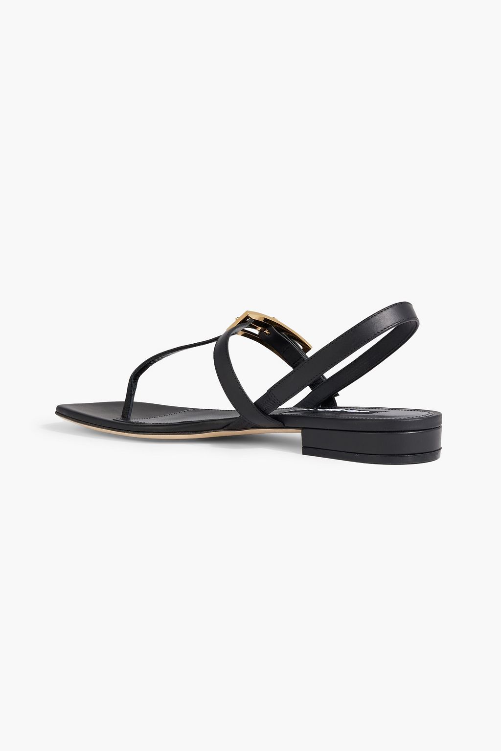 SERGIO ROSSI sr Nora buckled leather slingback sandals