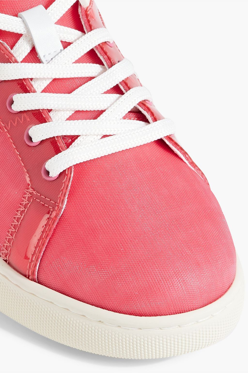 TOD'S حذاء سنيكرز من الشبك بحواف من مادة PVC