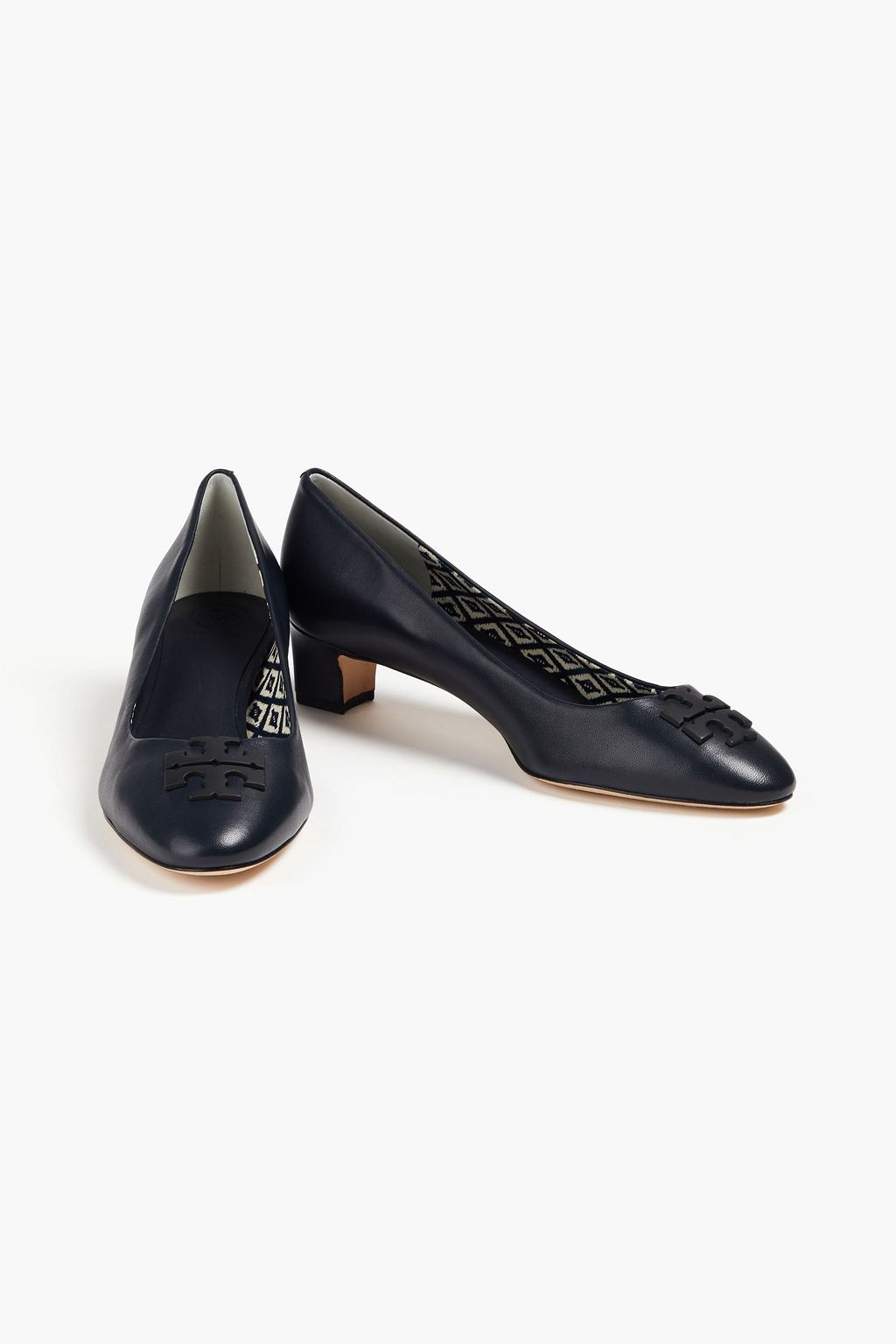 TORY BURCH Raleigh embellished leather pumps