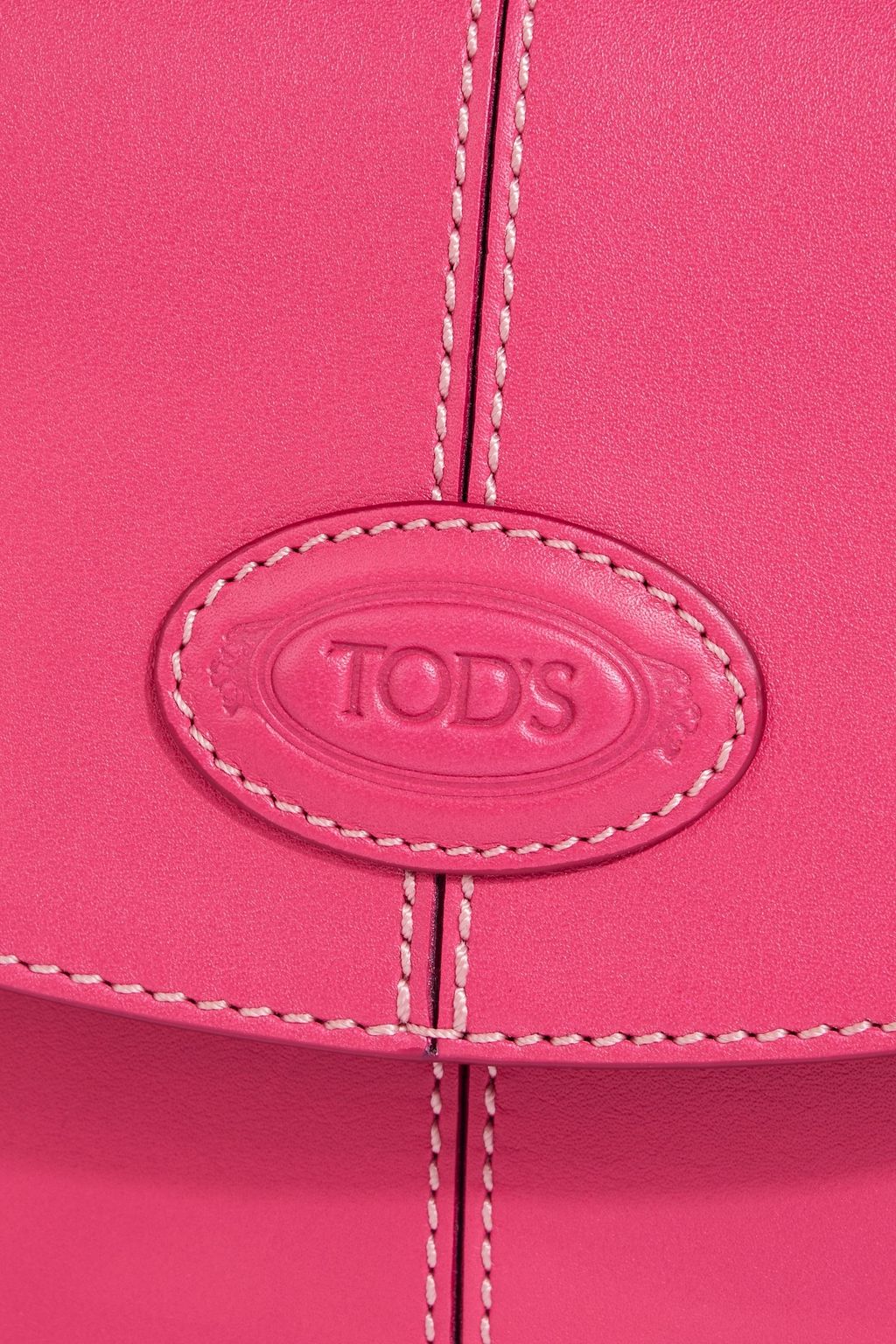 TOD'S C-bag pebbled-leather shoulder bag
