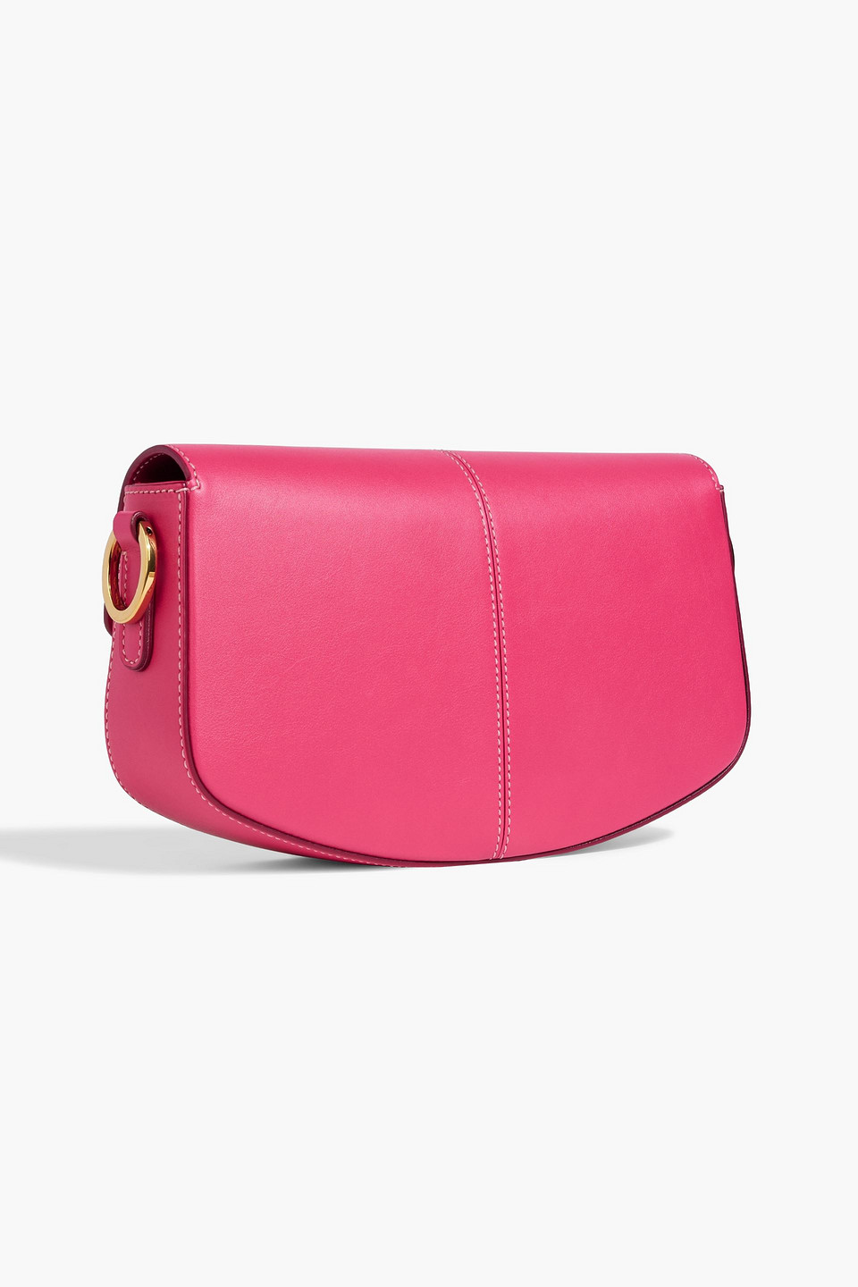 Tod's C-bag Leather Shoulder Bag In Fuchsia