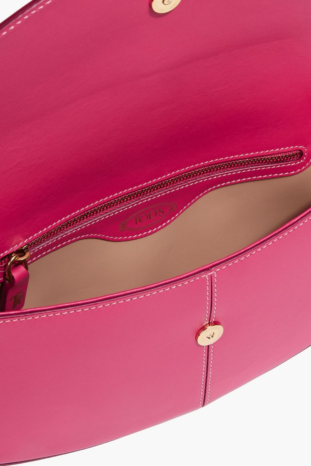 TOD'S C-bag pebbled-leather shoulder bag