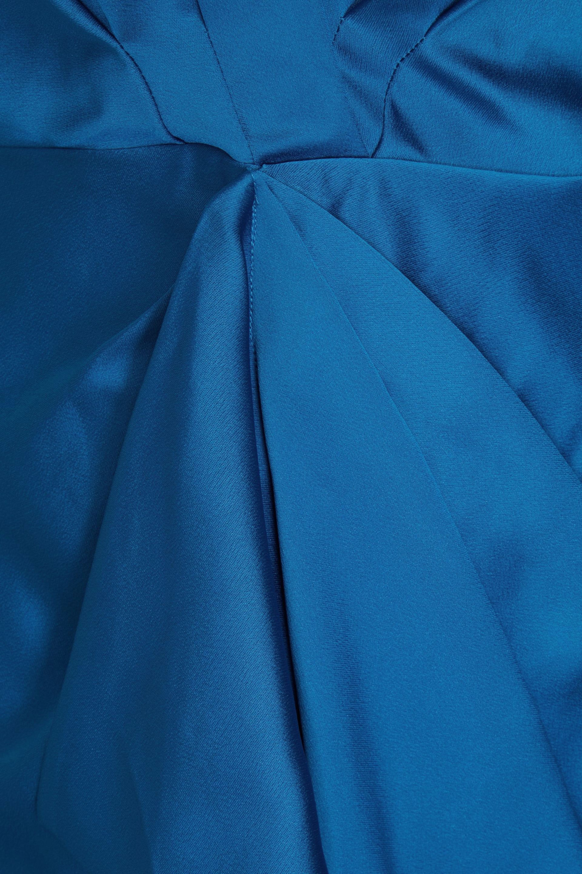SIMKHAI Giana ruffled satin-crepe gown thumbnail