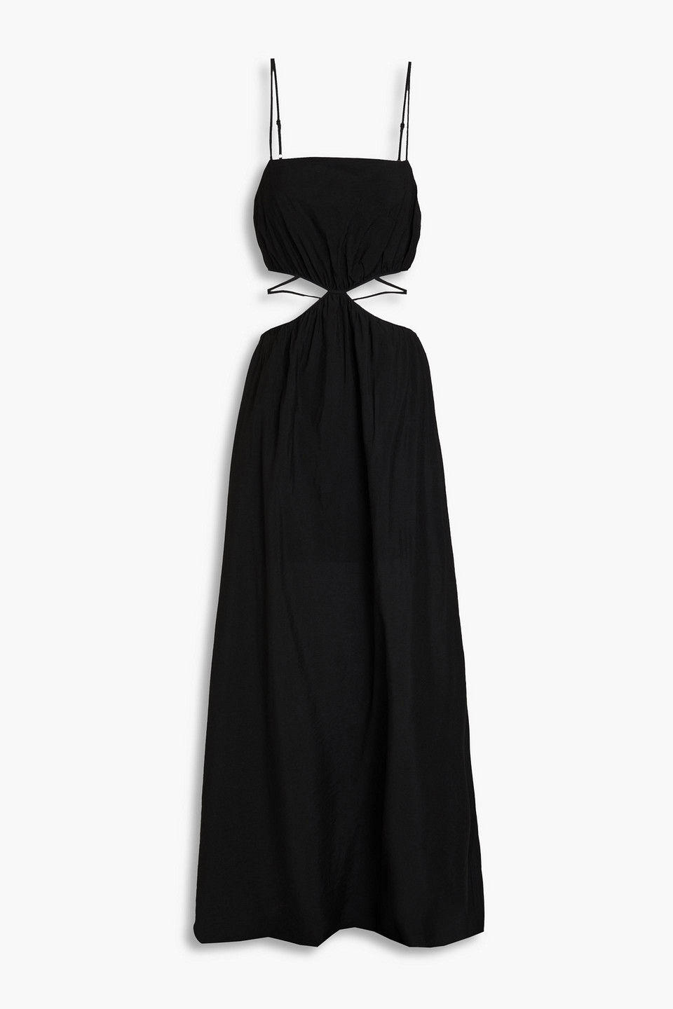 Simkhai Cutout Mousseline Maxi Dress In Black