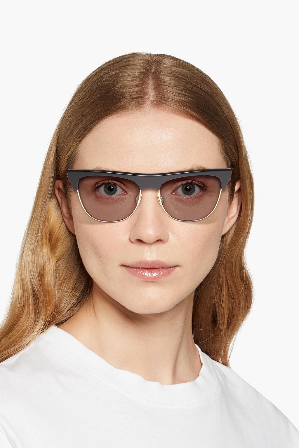 BOTTEGA VENETA D-frame acetate sunglasses