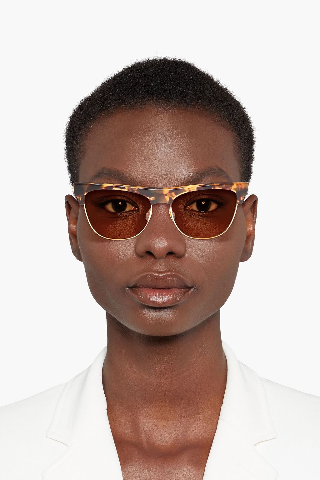BOTTEGA VENETA D-frame acetate sunglasses