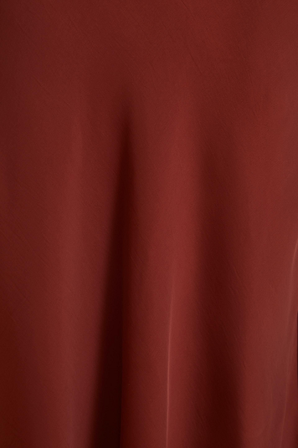 Rag & Bone Jaci Silk-satin Midi Skirt In Brick