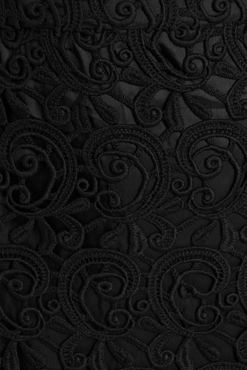 BURBERRY Cotton-blend macramé lace skirt