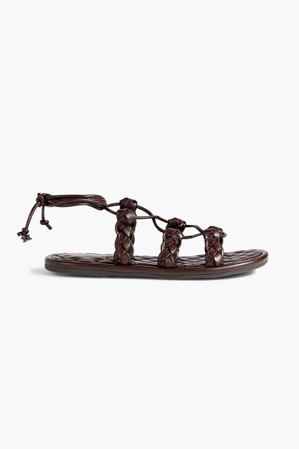 SAM EDELMAN Zariah braided faux leather sandals THE OUTNET