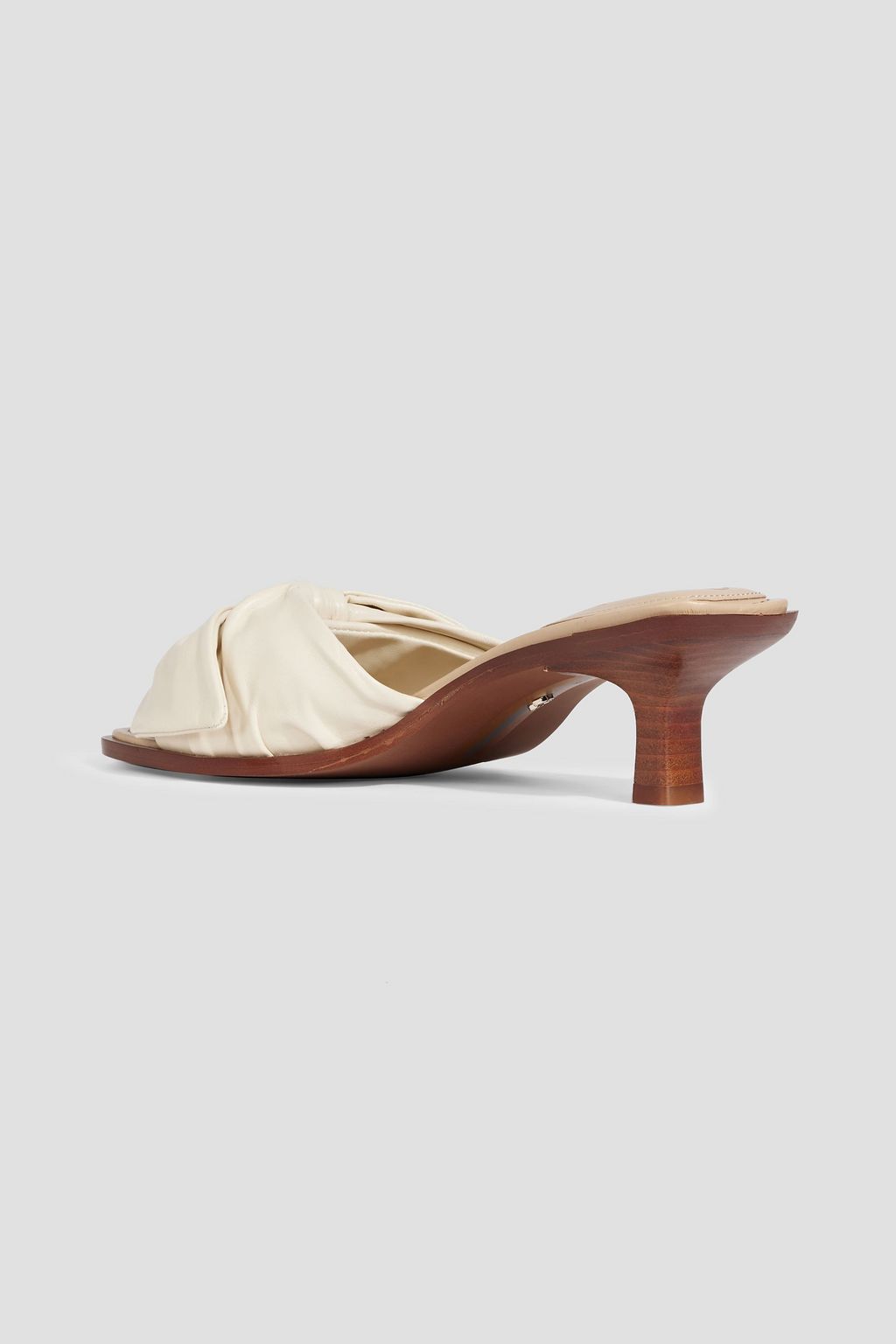 SAM EDELMAN Darcie bow-detailed leather mules