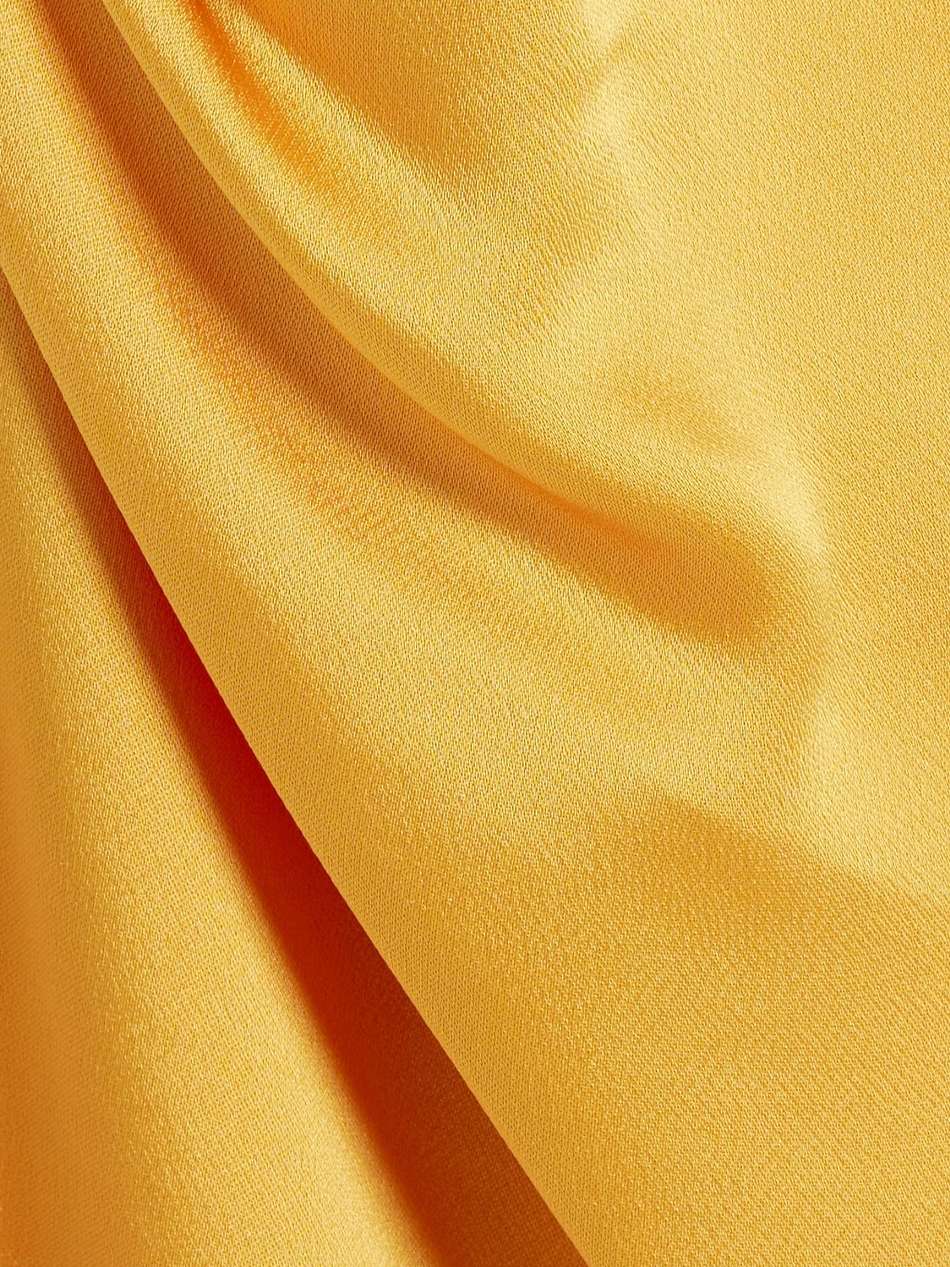 jade draped satin-crepe  halterneck midi dress