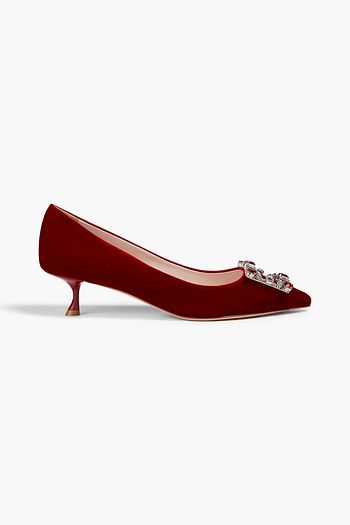 Mid heel designer best sale shoes