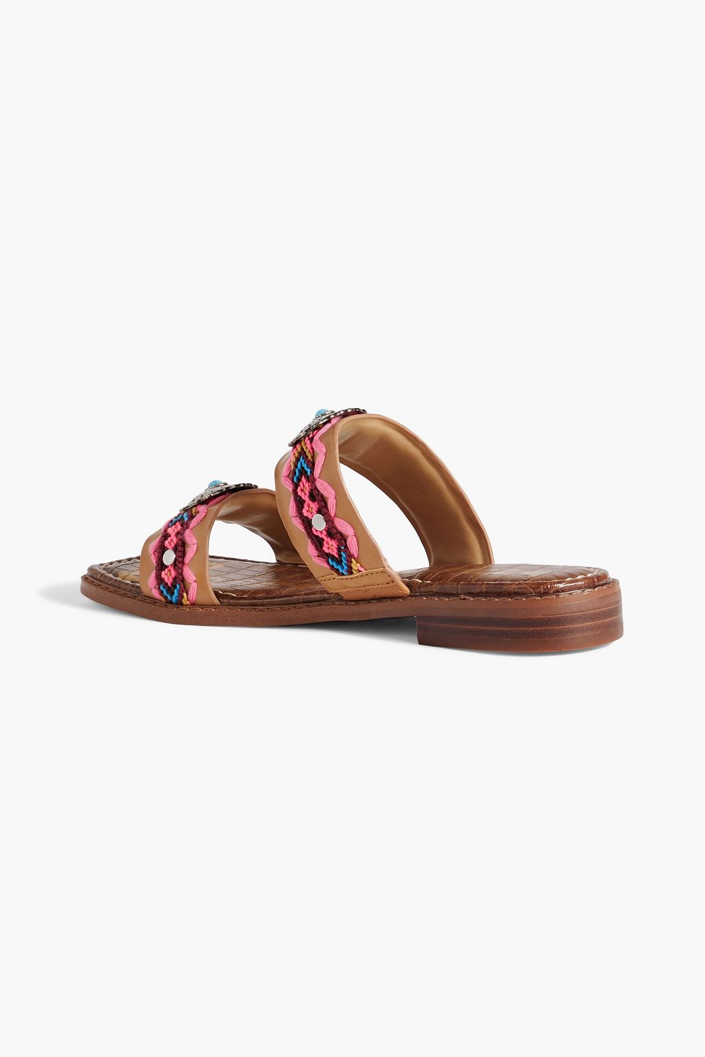 SAM EDELMAN Hardyn embellished leather sandals