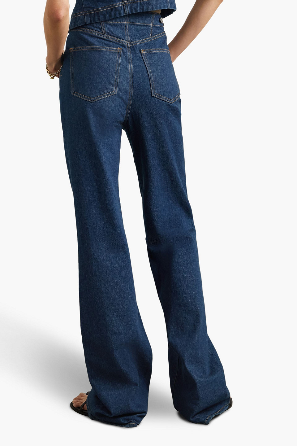 VERONICA BEARD HIGH-RISE WIDE-LEG JEANS