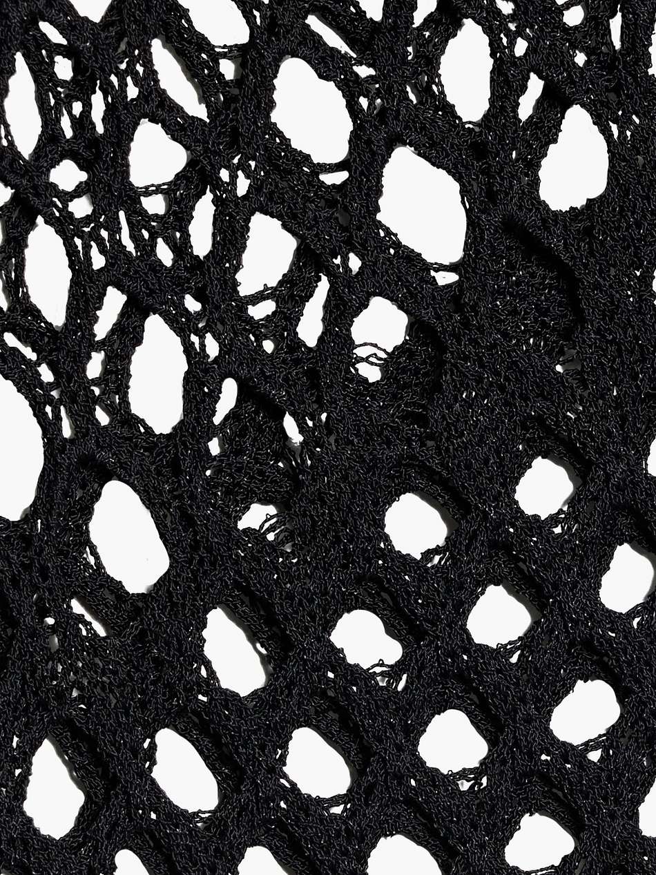 felice studded crochet midi dress