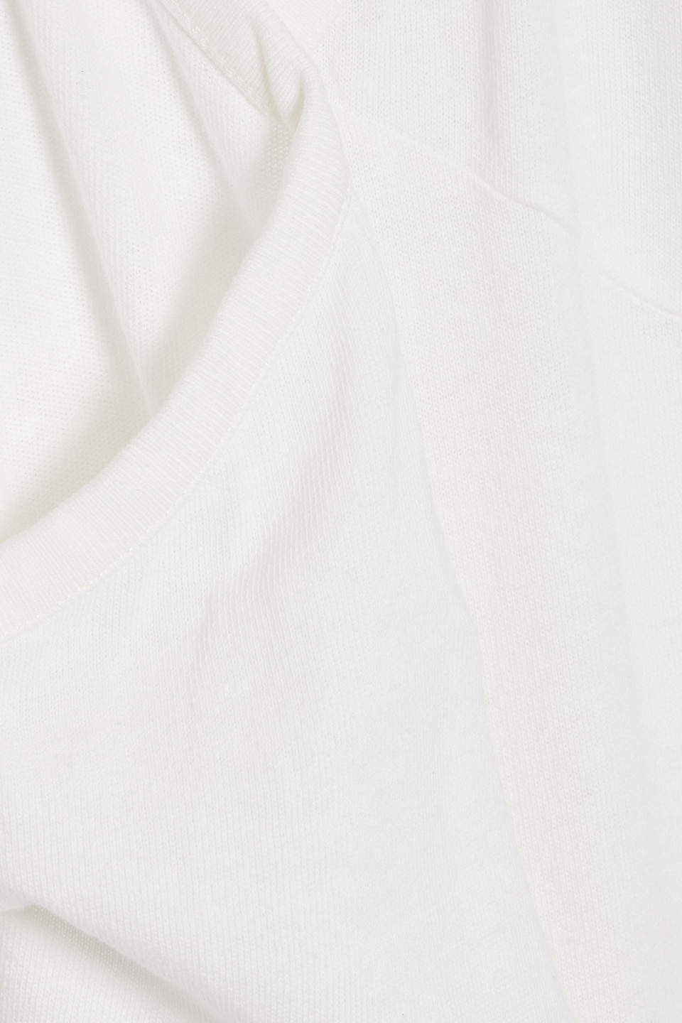 Shop Khaite Mischa Cotton-jersey Halterneck Dress In White