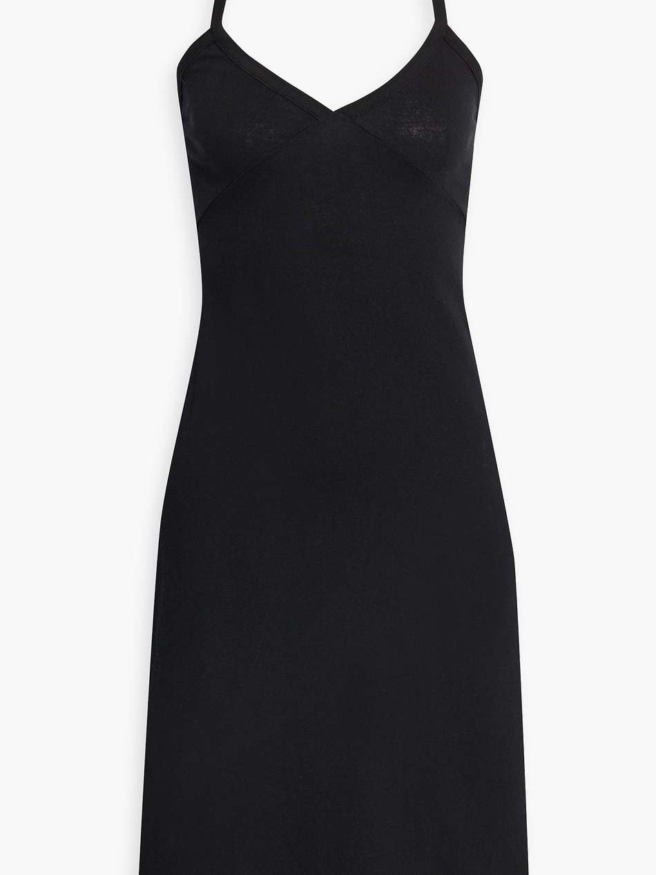 mischa cotton-jersey halterneck dress