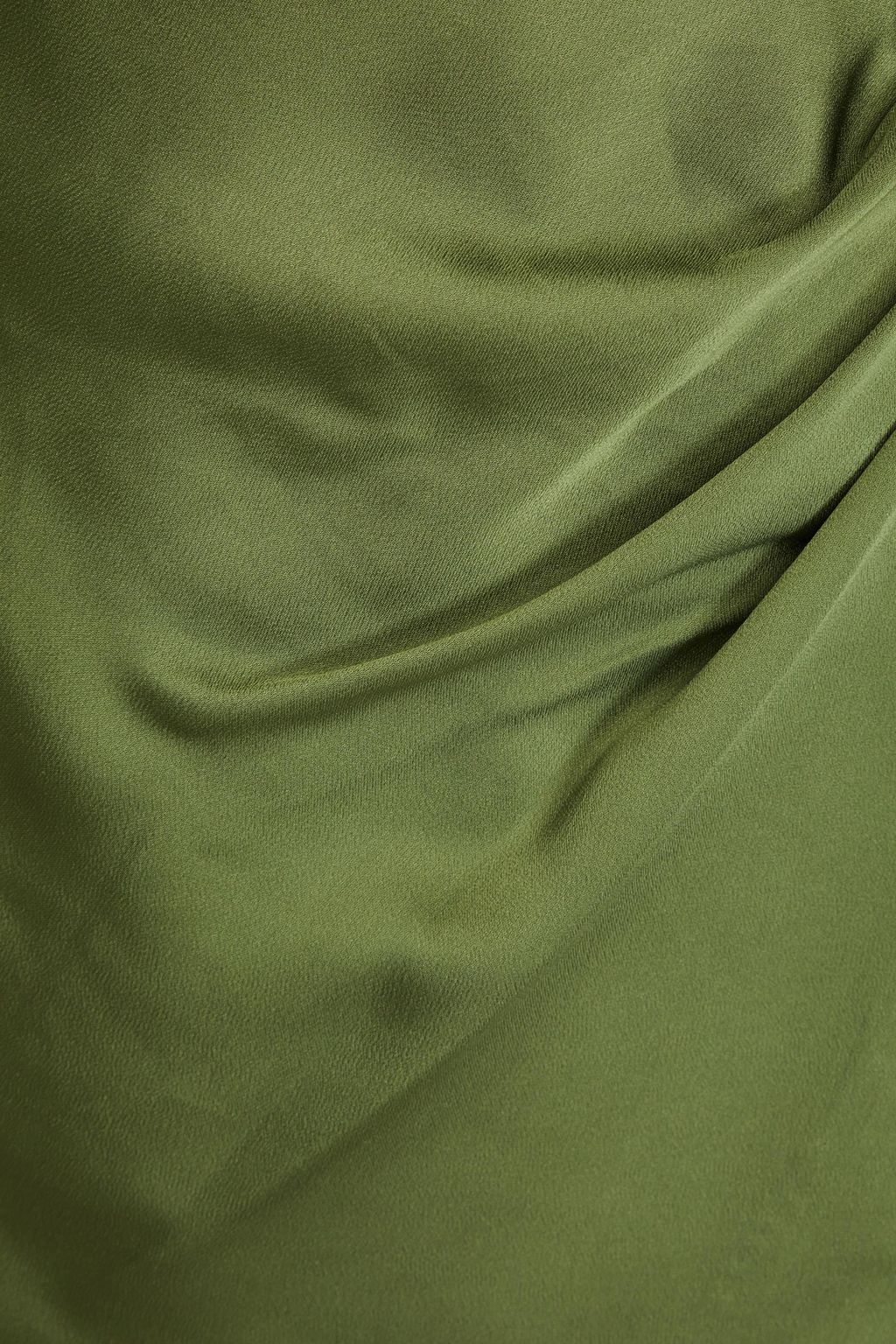 SIMKHAI Cameron one-shoulder satin-crepe mini dress