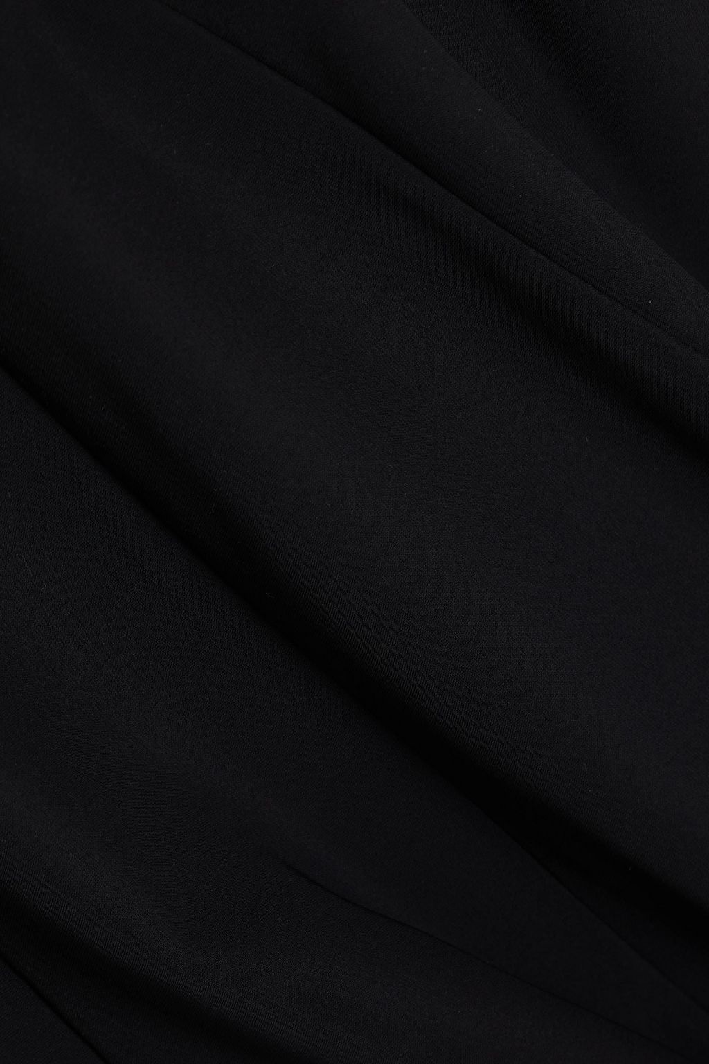 EMPORIO ARMANI Ausgestelltes Midikleid aus Crêpe