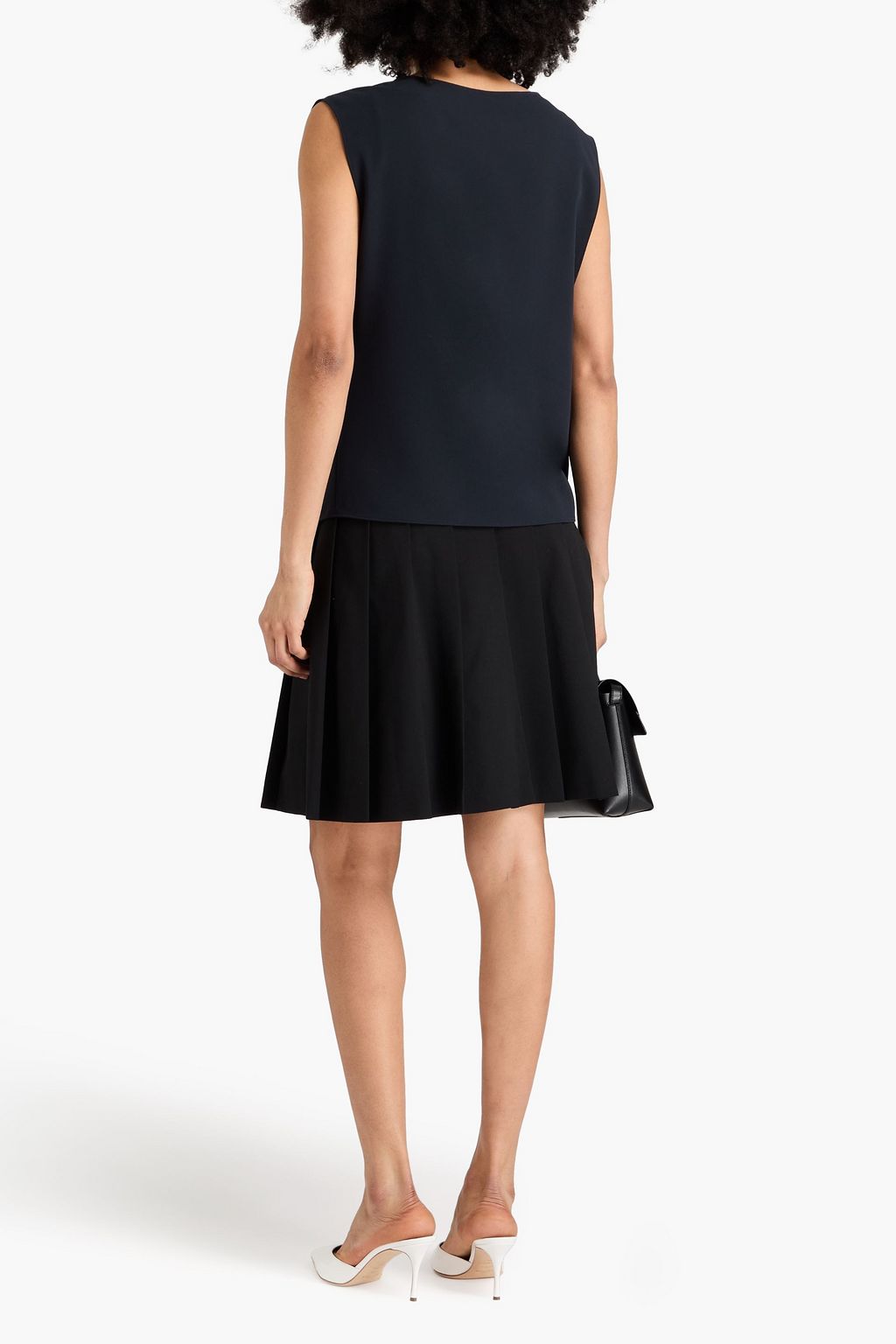 EMPORIO ARMANI Crepe top