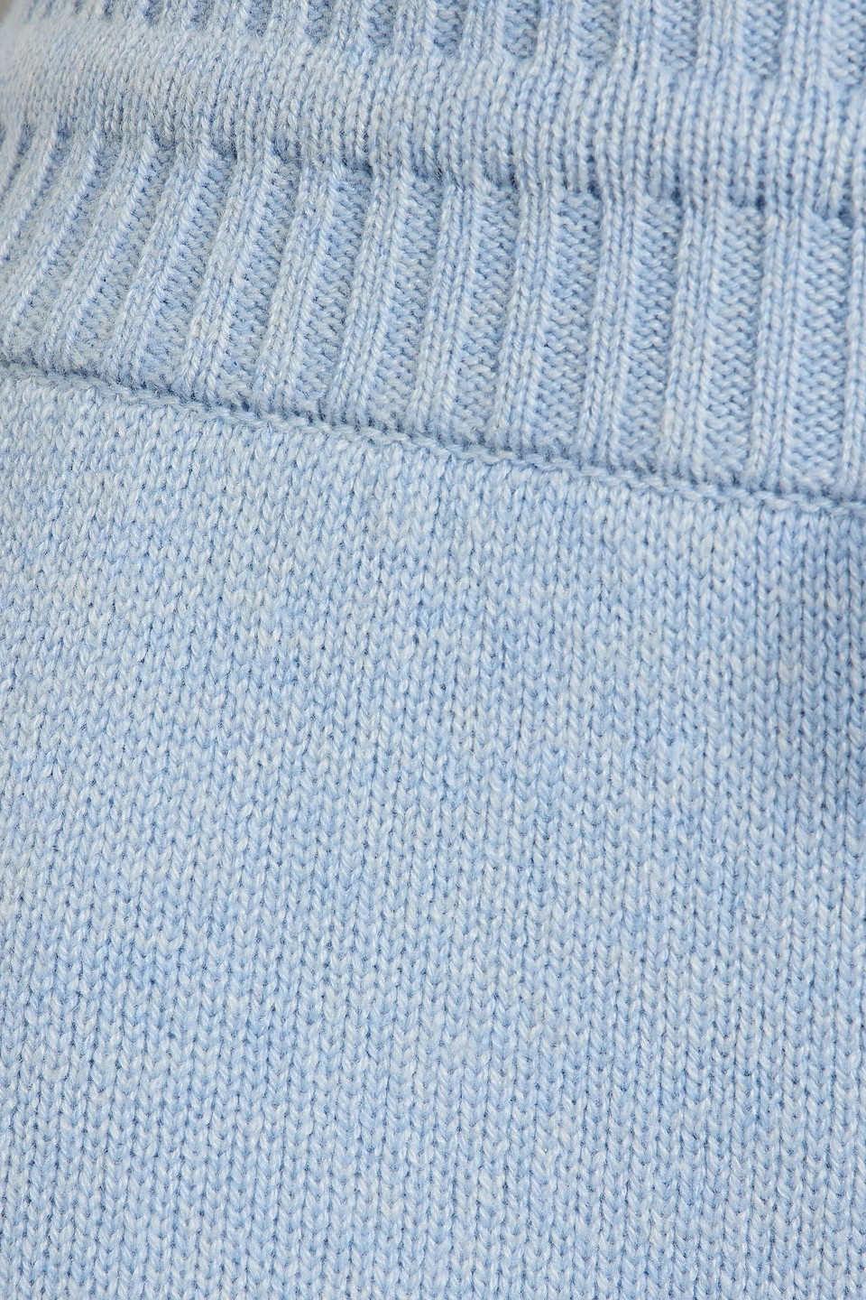 Khaite Kev Cashmere-blend Shorts In Light Blue