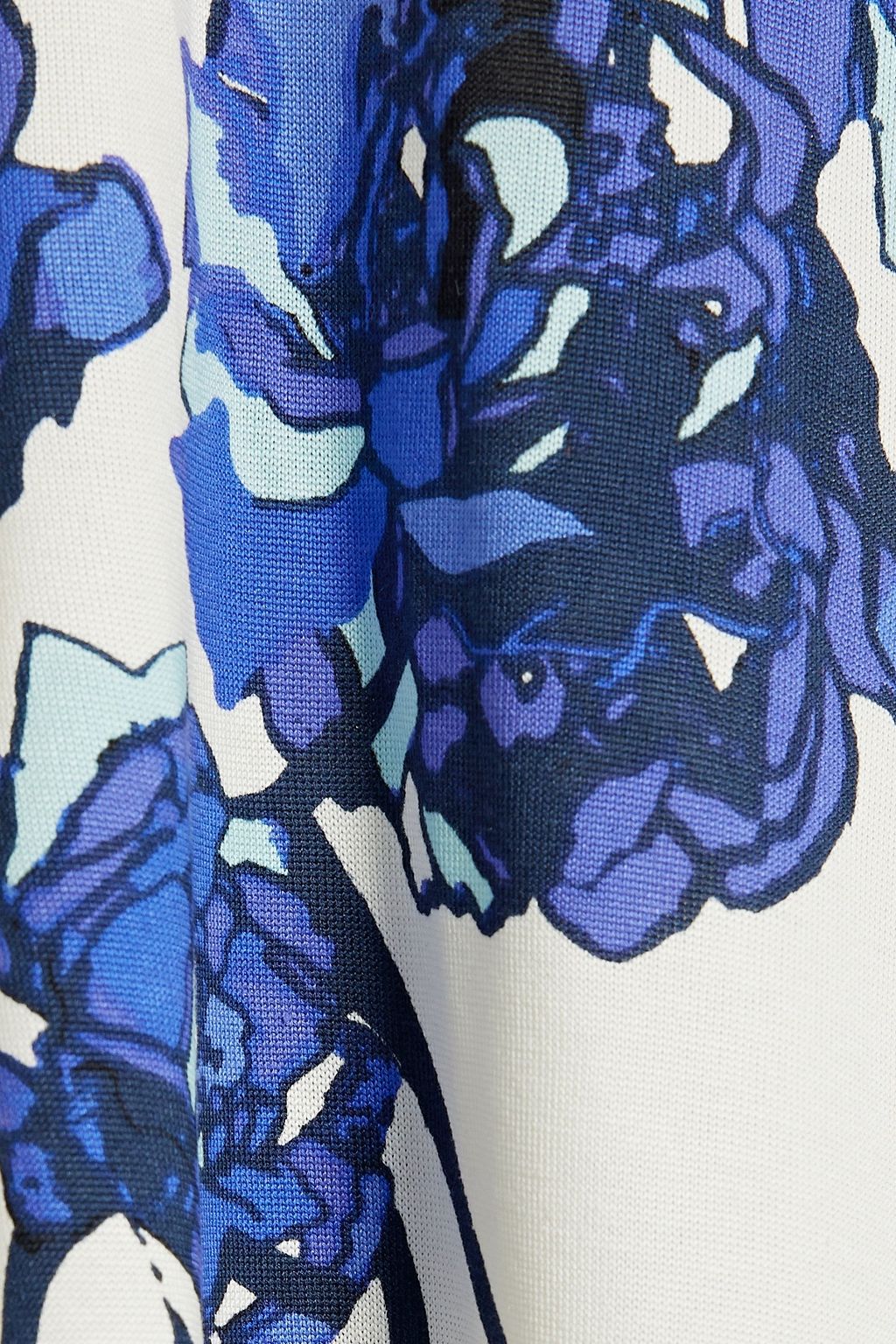 DIANE VON FURSTENBERG Julian floral-print silk-jersey mini wrap dress