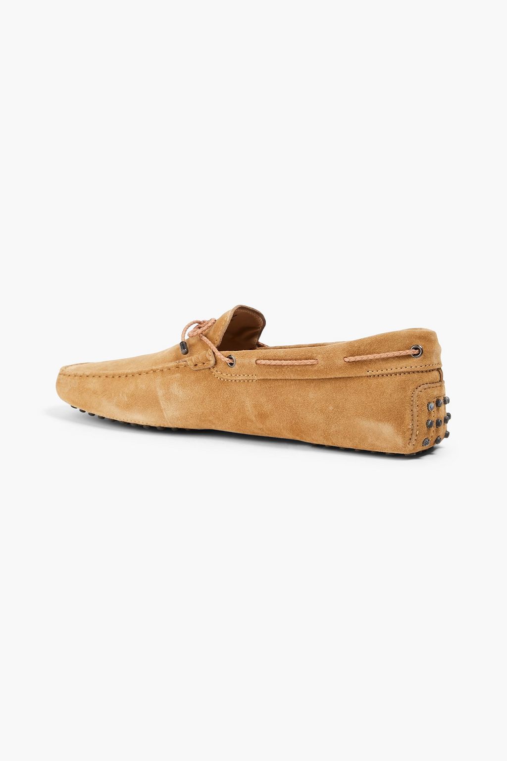 TOD'S حذاء قيادة من الجلد السويدي