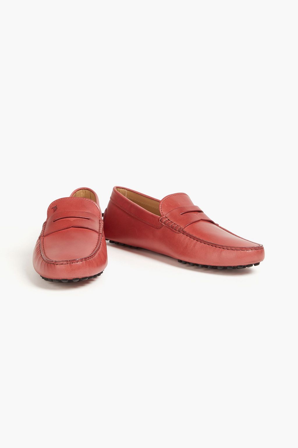 TOD'S حذاء قيادة مصنوع من الجلد
