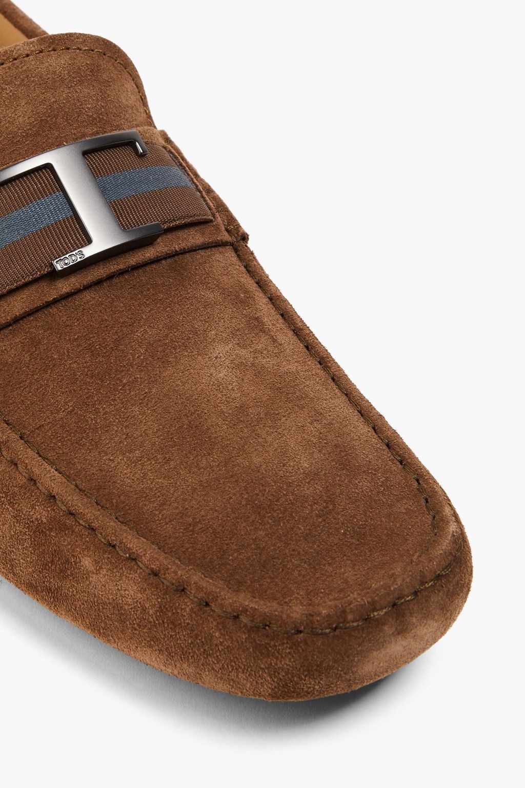 TOD'S حذاء قيادة "تي تايملس" مصنوع من جلد السويد