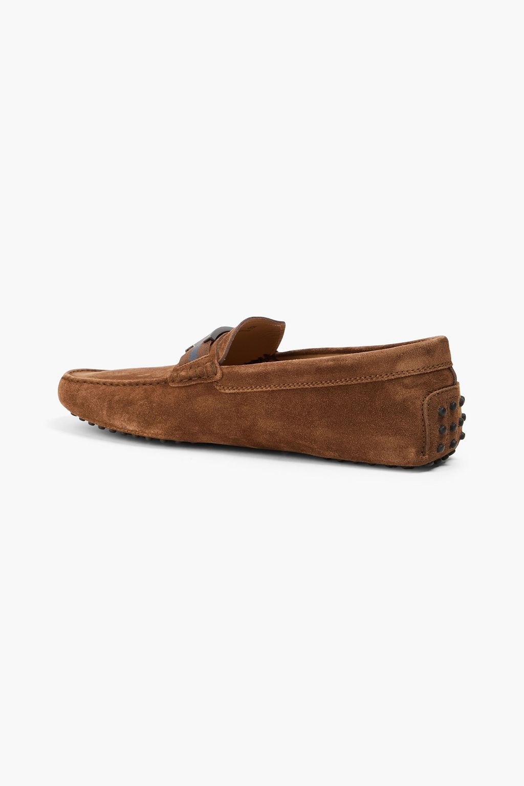 TOD'S حذاء قيادة "تي تايملس" مصنوع من جلد السويد