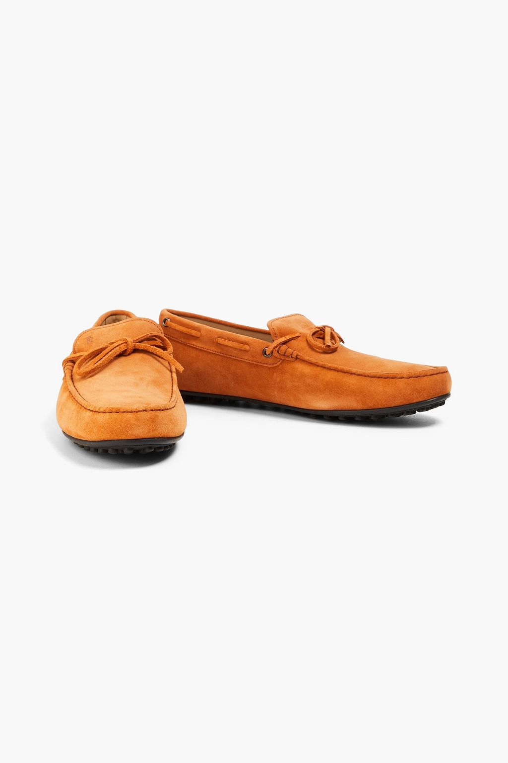 TOD'S حذاء قيادة من الجلد السويدي