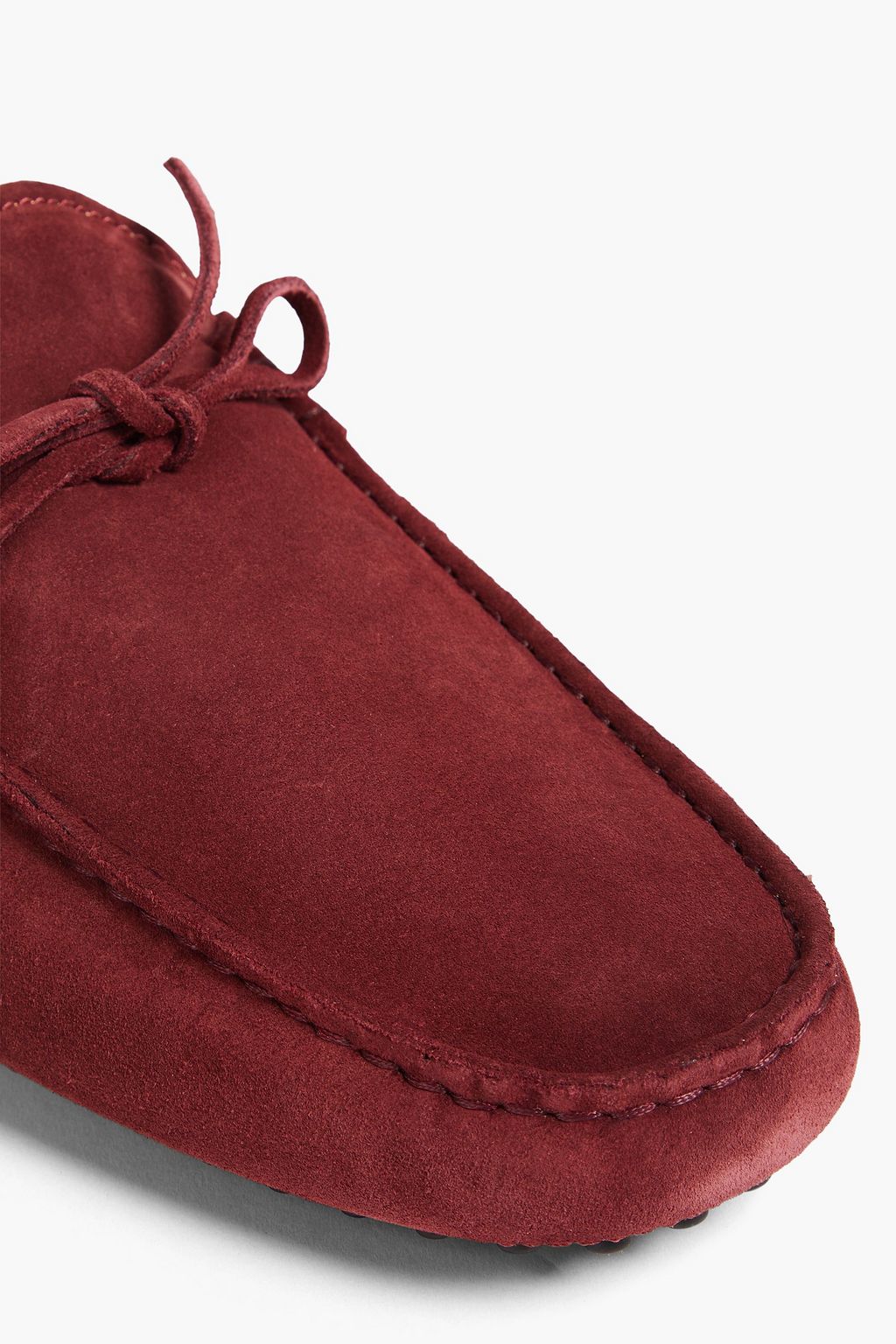 TOD'S حذاء قيادة من الجلد السويدي