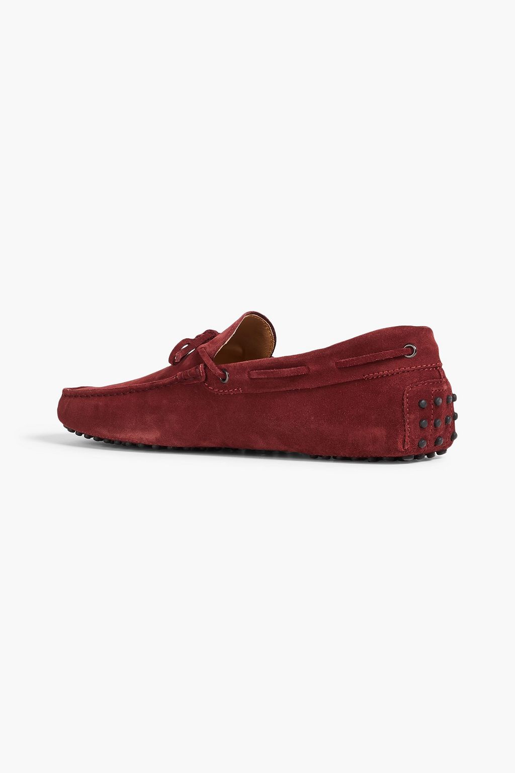 TOD'S حذاء قيادة من الجلد السويدي