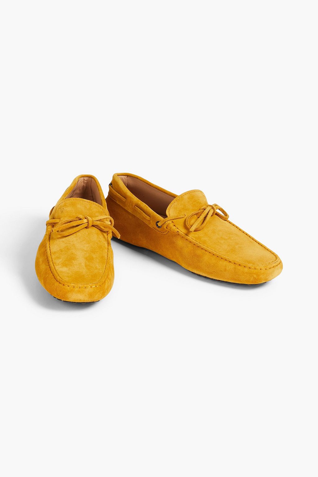 TOD'S حذاء قيادة من الجلد السويدي