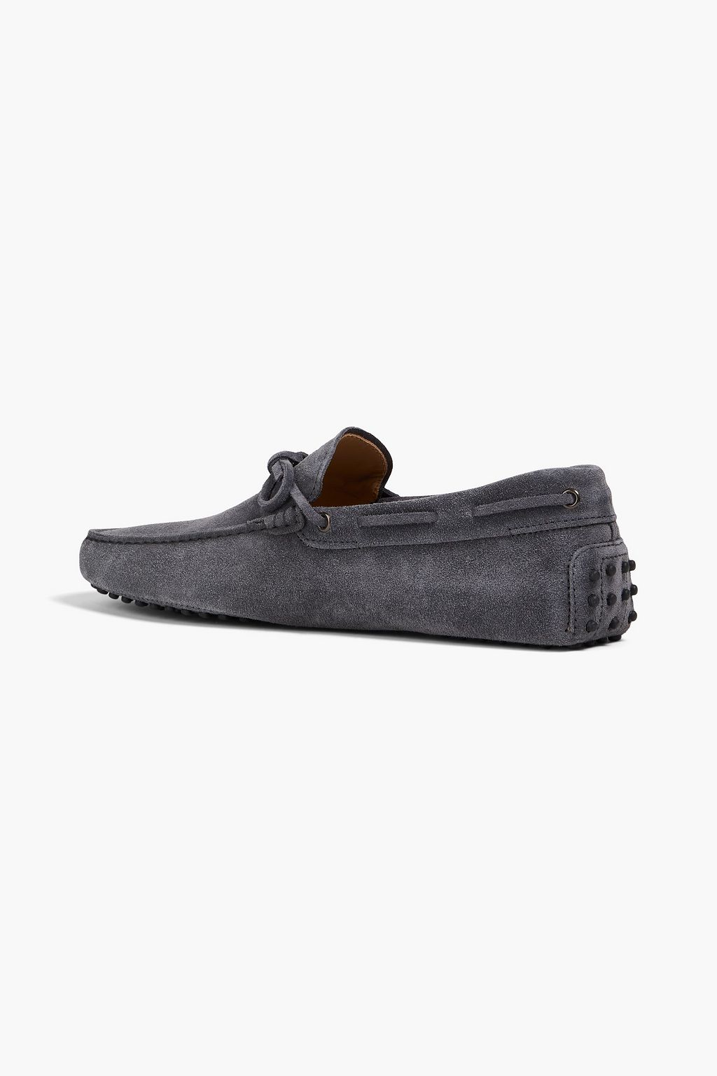 TOD'S حذاء قيادة من الجلد السويدي