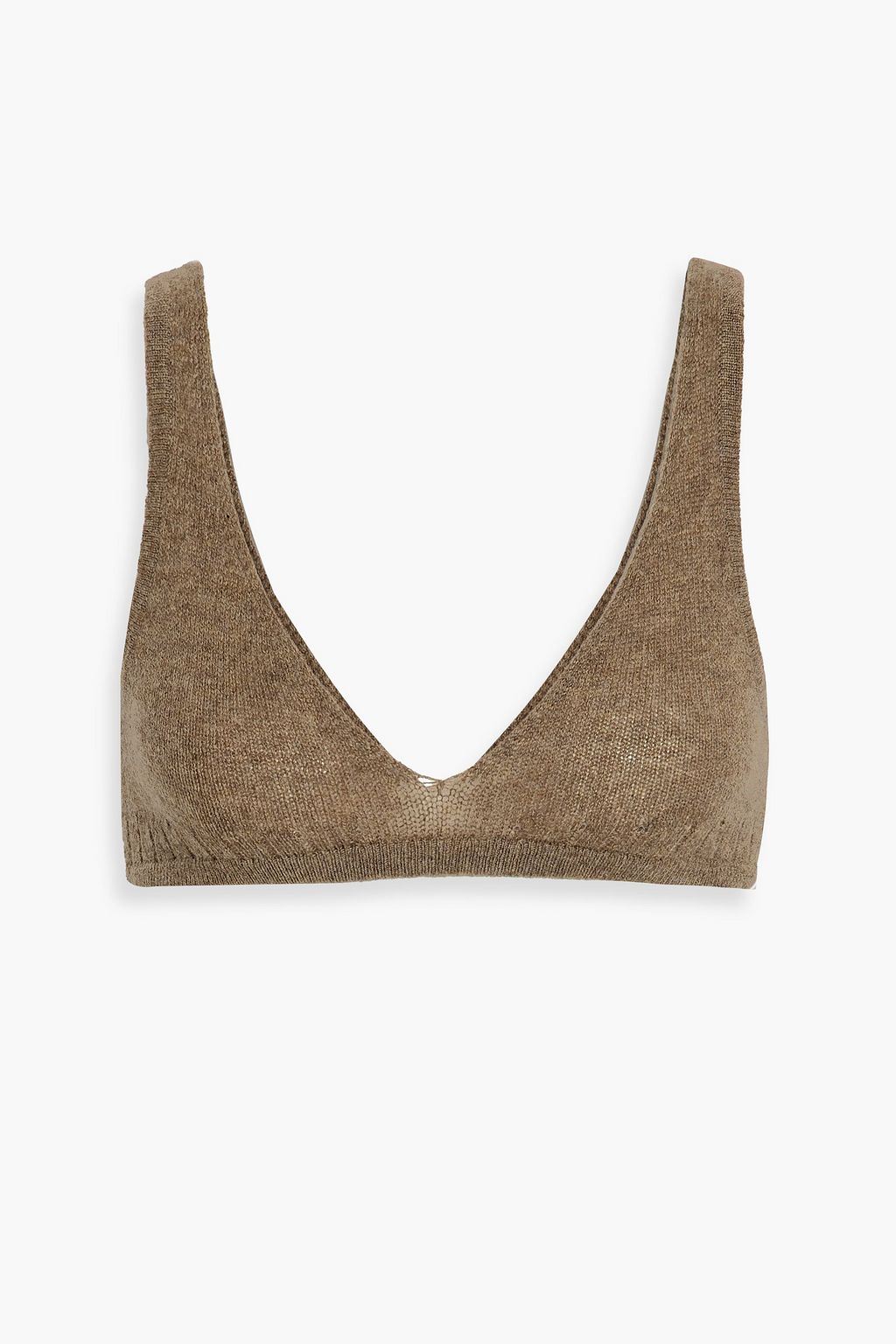 KHAITE Umbra cashmere bra top