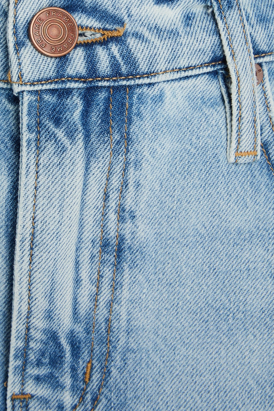 Frame Jeansshorts In Hellblauer Denim