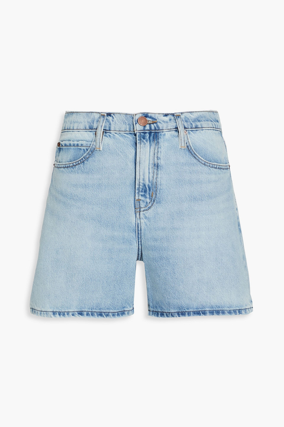 Frame Jeansshorts In Hellblauer Denim