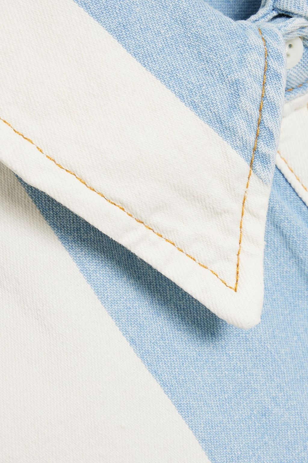 FRAME The Borrowed striped denim shirt