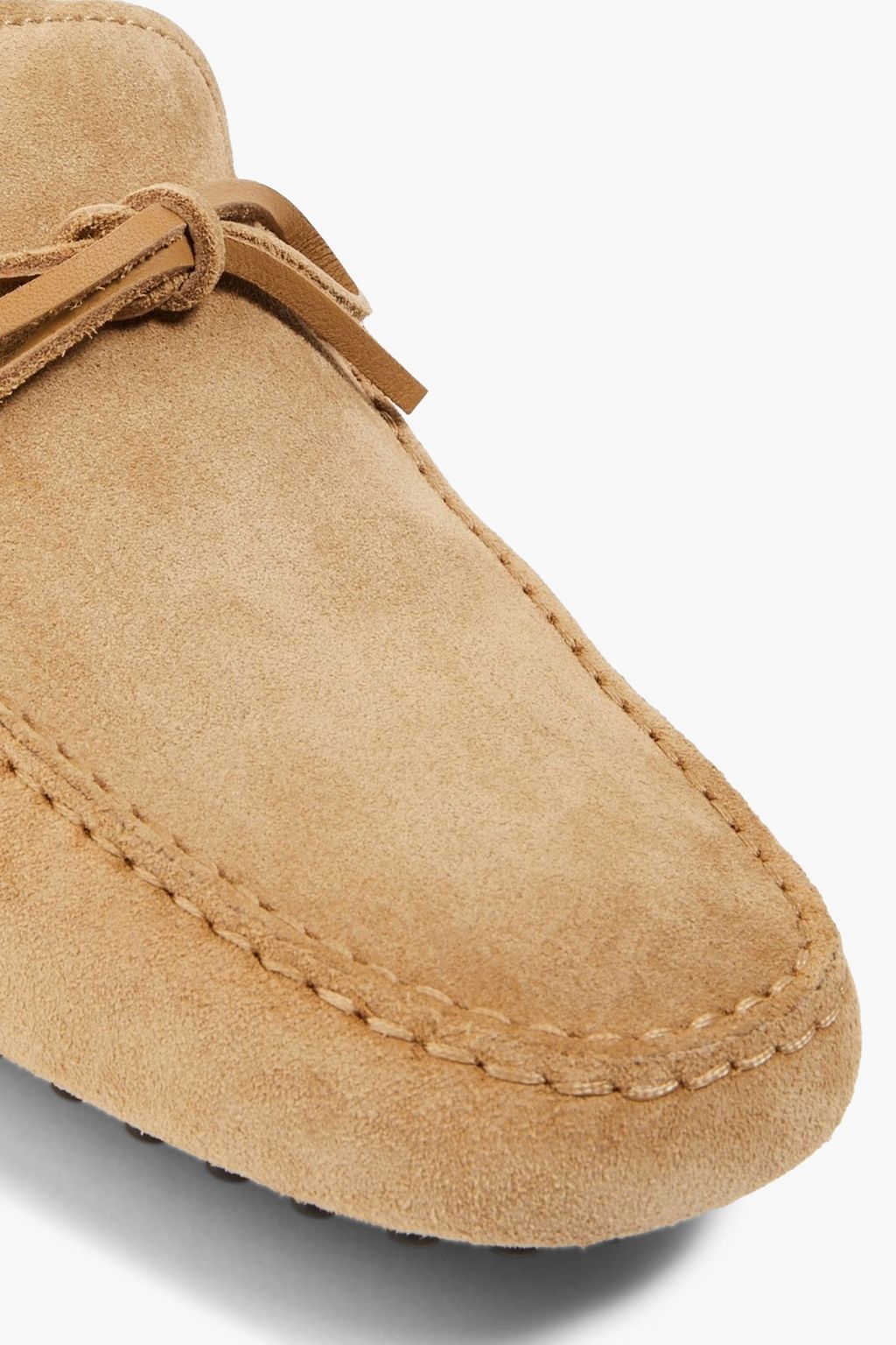 TOD'S حذاء قيادة من الجلد السويدي