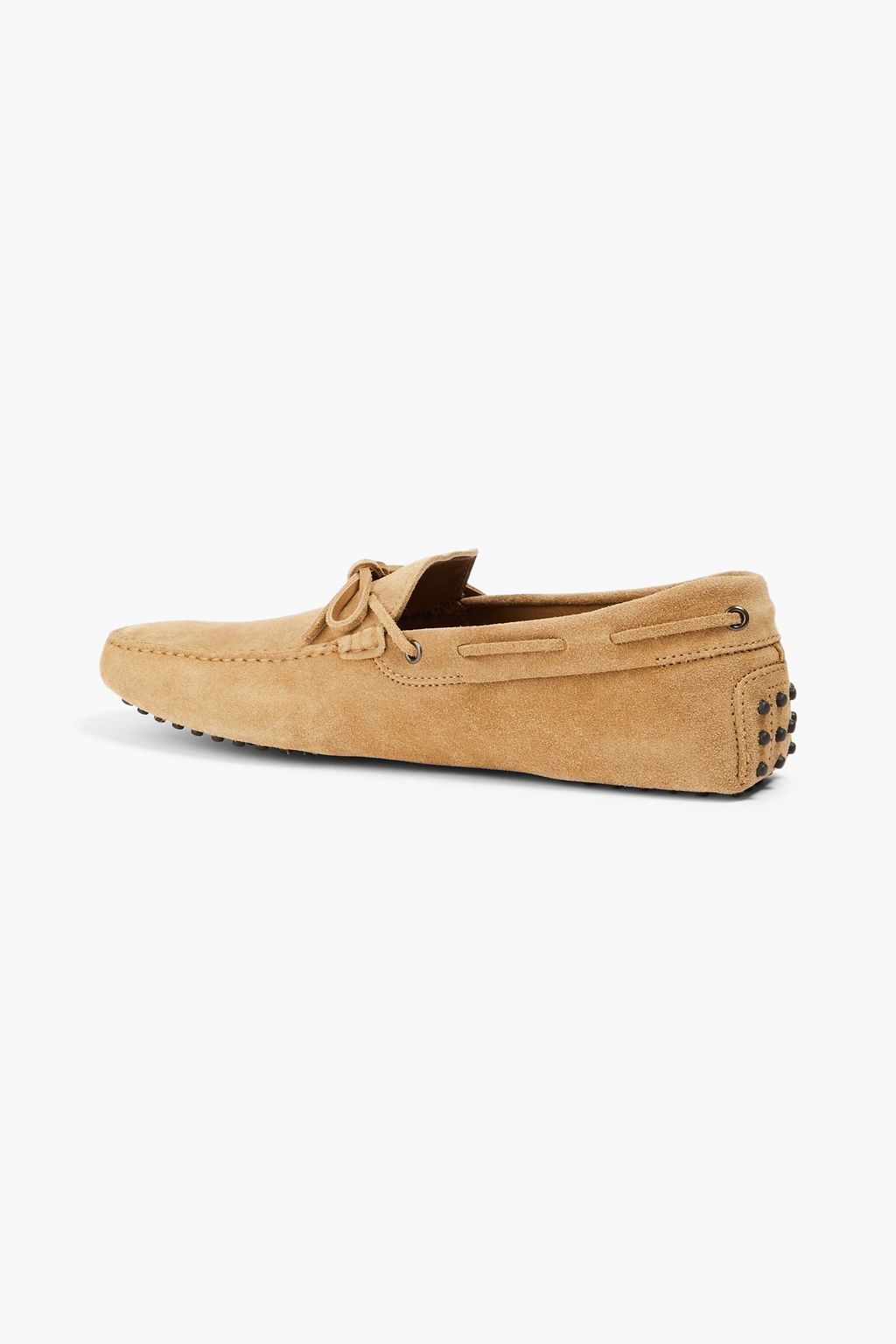 TOD'S حذاء قيادة من الجلد السويدي